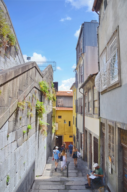 13 - Steep, narrow historic alleyway is Rua de Pena Ventosa, located in the medieval quarter of the Historic Centre of Porto